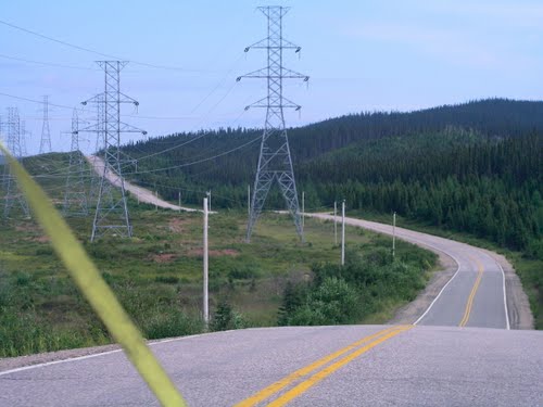 Driving Route 389 to Manic-5